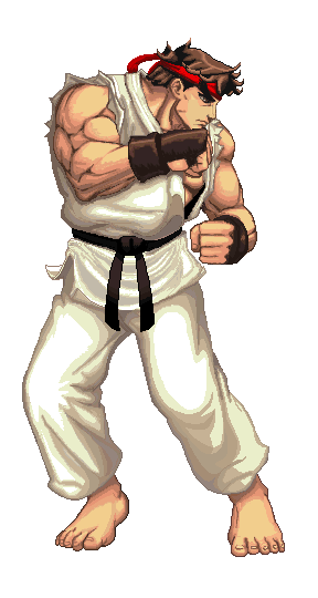 Ryu idle animation