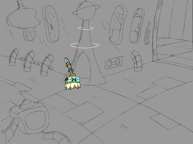 Sweeper teleporter animation